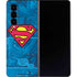 DC Comics Superman Logo Background Pattern Galaxy Z Fold4 5G Skin